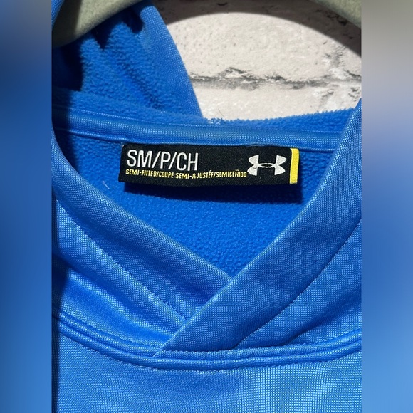 Men’s Under Armour Blue Pullover Sweatshirt Size Small (S) - Picture 3 of 4